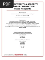 IU Fraternity Rankings Overview | PDF | Fraternities And Sororities ...