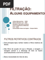 Seminário - Filtração