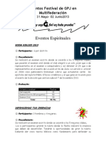 EVENTOS MULTIFEDERACIÓN