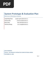 Download System Prototype and Evaluation Plan by Brian Shim SN12306053 doc pdf