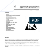 Understanding Product Handling and ESD Precautions (For Hybrid Devices)