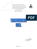 TRANSFORMACIONES LINEALES