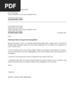 Surat Tunjuk Sebab Tidak Hadir