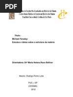 MichaelFaradayEstudoseidéiassobreaestruturadamatéria