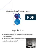 El Desorden de Tu Nombre. Powerpoint para Clase ELE