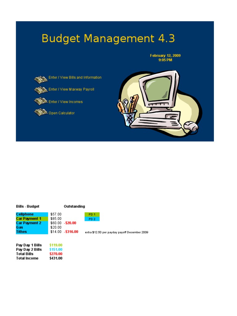 Budget Management and Payroll Overview | PDF | Personal Finance | Payments