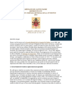 2011 JMJ Mensaje de Benedicto XVI