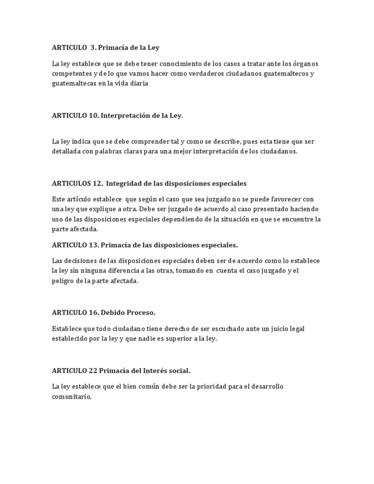 Primacía de la Ley en Guatemala | PDF | Debido al proceso | Ley Pública