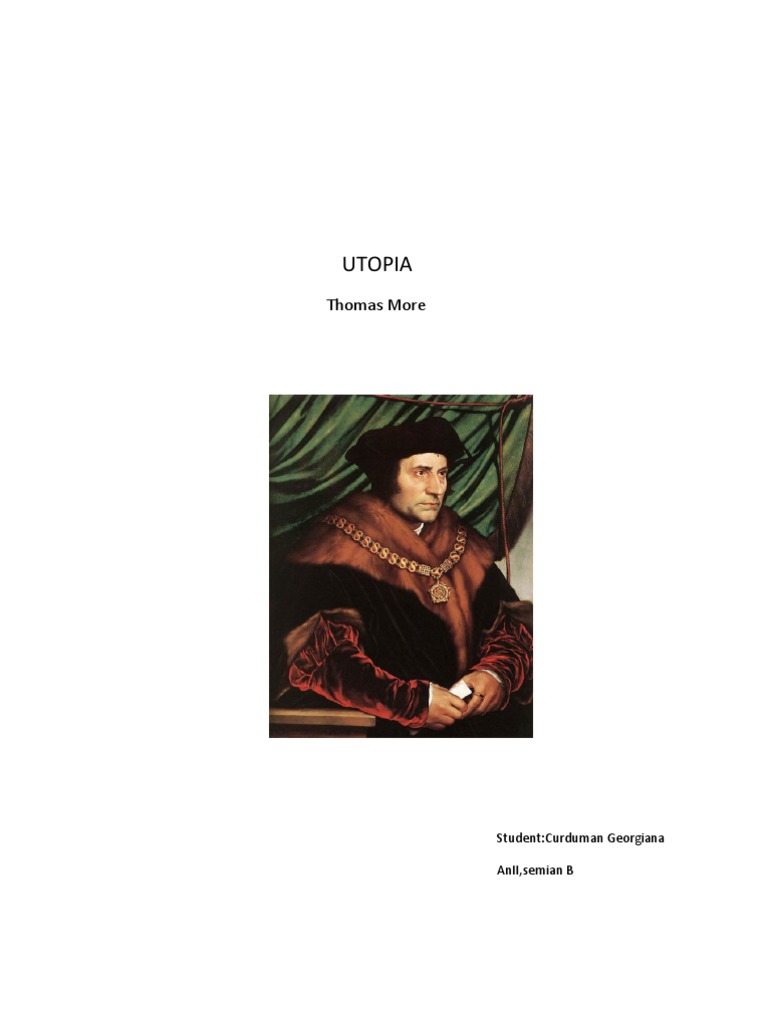 Utopia Thomas More | PDF