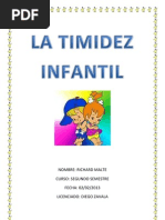 Cómo Vencer La Timidez Infantil RICHARD