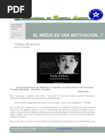 El miedo es una motivación-