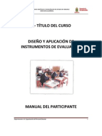 Manual de Instrumentos de Evaluación