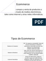 Tipos de ECOMMERCE y Tipos de Consumidores Online