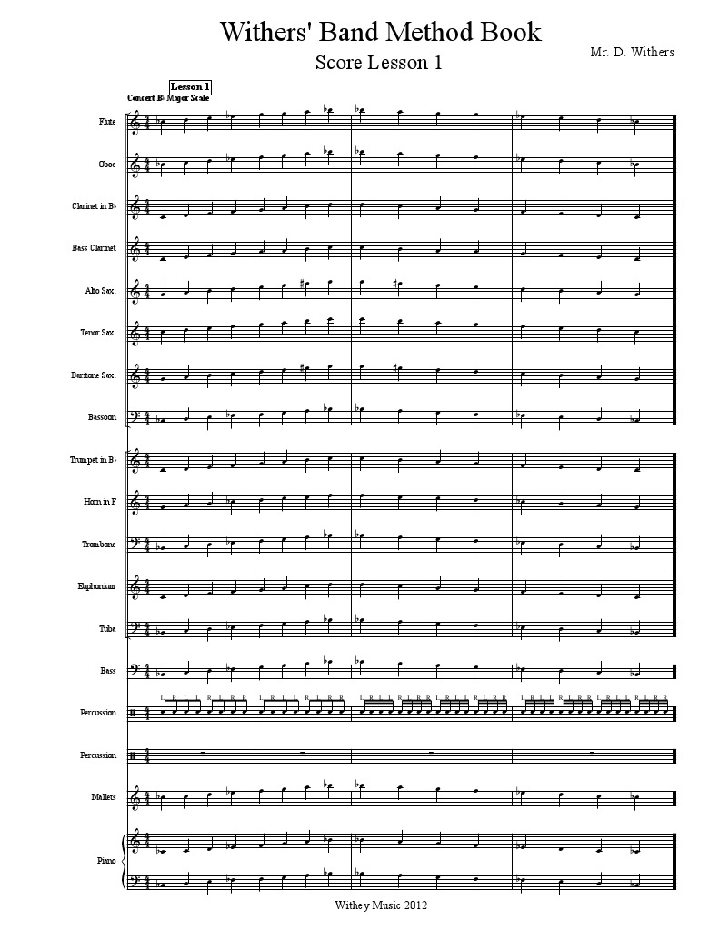 Concert Band | PDF | Saxophone | Technologie musicale