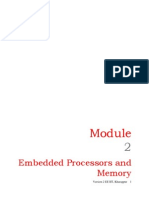 Embedded Processors and Memory: Version 2 EE IIT, Kharagpur 1