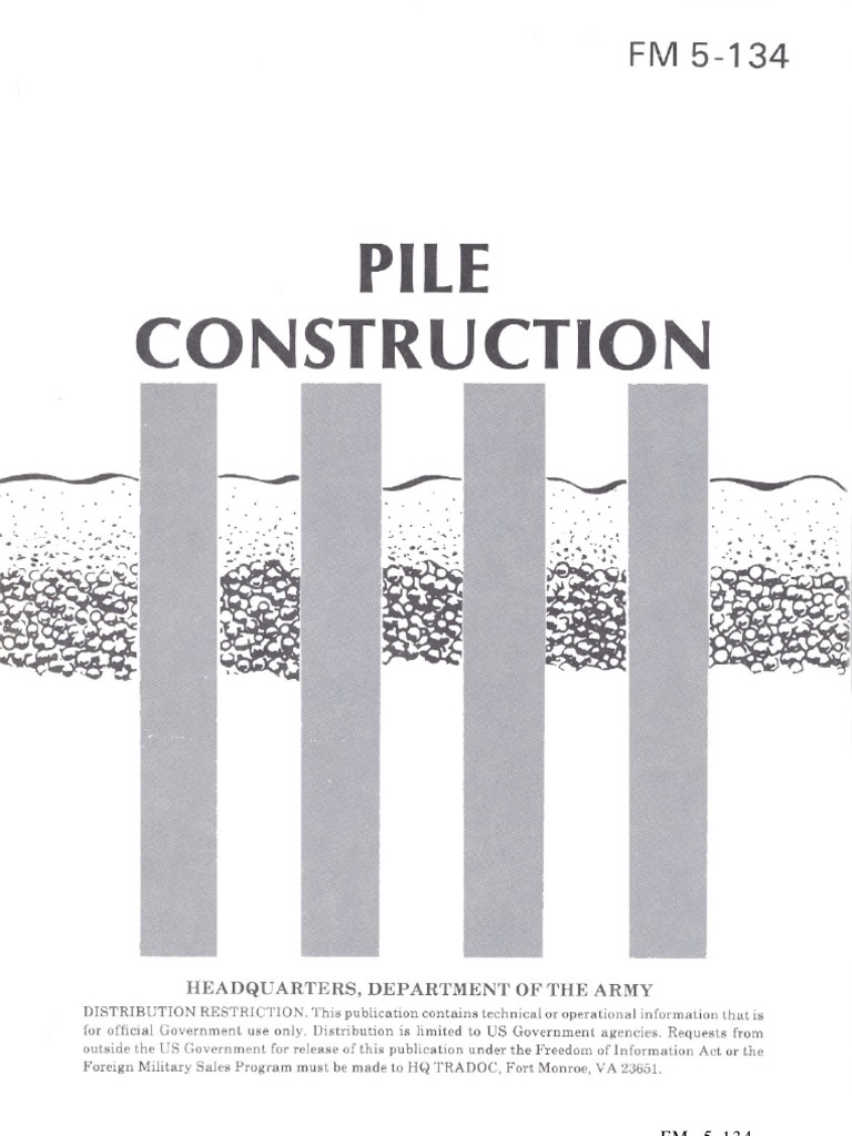 Pile Construction | PDF
