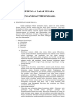 Hubungan Dasar Negara Dengan Konstitusi Negara