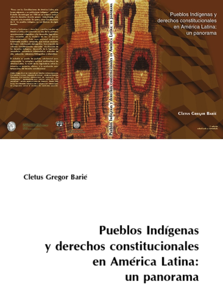 BARIE CLETUS 2003 Pueblos Indíg y Der Constitucionales AL | PDF ...