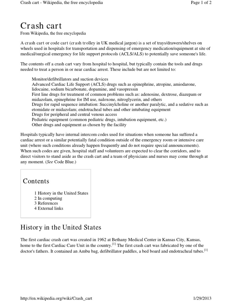 Crash Cart PDF