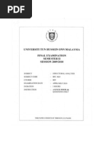 Download Soalan Final Analisis Struktur UTHM by liyana2030 SN123108241 doc pdf