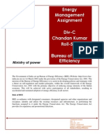 Energy Management Assignment Div-C Chandan Kumar Roll-511 Bureau of Energy Efficiency