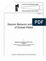 Seismic Behavior & Design of Gusset Plates