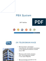PBX System: 2N Netstar