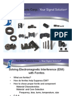 Ferrite Components For Emi Suppression