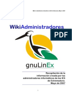 Wiki Administradores GnuLinEx-2007