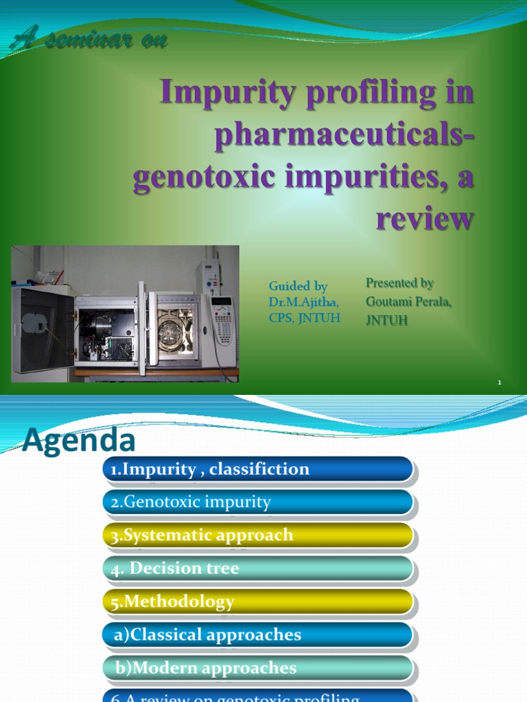 Genotoxic Impurity Profiling Methods | PDF | Gas Chromatography–Mass ...