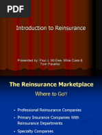 Download REINSURANCE PPT by Dattu Boga SN123117130 doc pdf