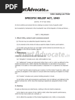 Specific Relief Act