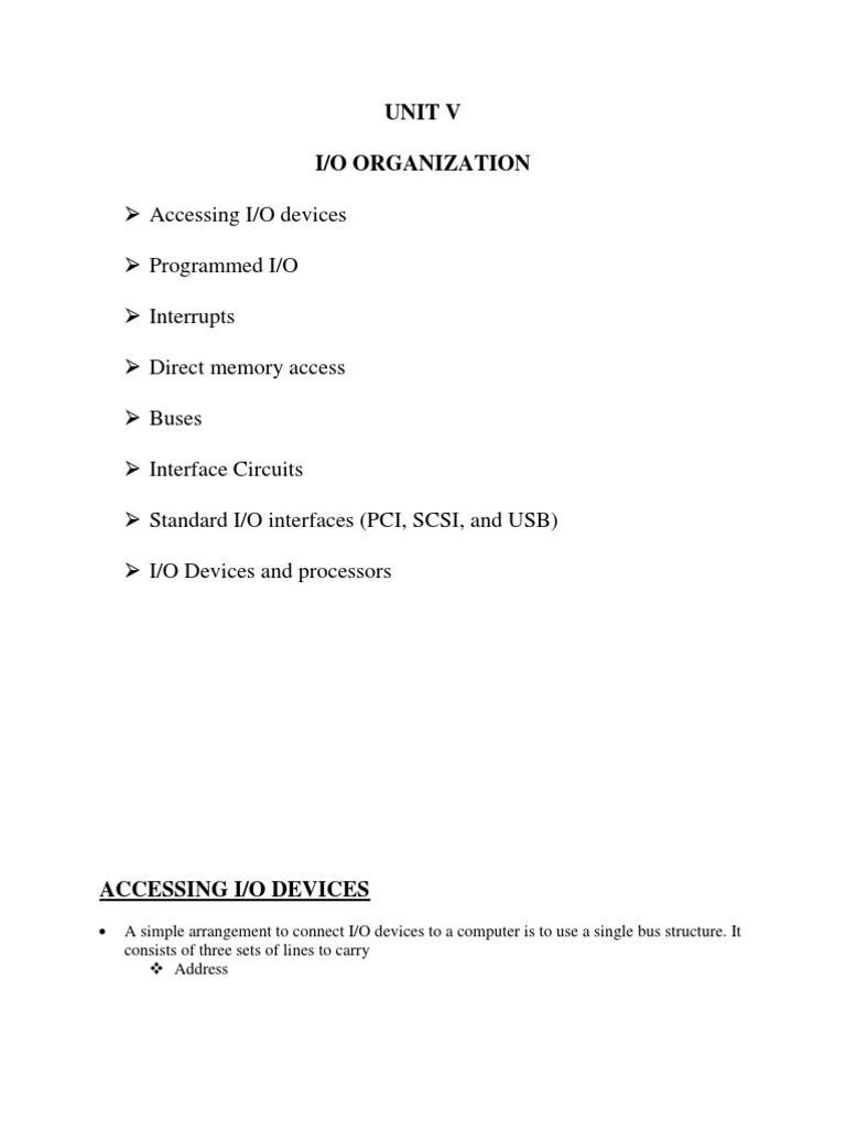 USB in Computer I/O Architecture | PDF | Usb | Input/Output