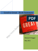 Good To Great Summary - Waleed El-Naggar