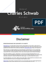 Review of Charles Schwab Bank 2013