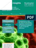 Scientific Insights: Perspectives On The EU and US Non-Clinical Regulatory Requirements For Biosimilar Products: A Case of Spot The Difference