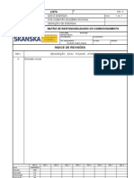 Matriz de Responsabilidades de Comissionamento