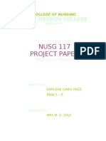 NUSG 117 Project Paper: West Negros College