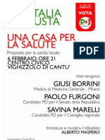 Una casa per la salute, proposte per la sanità locale