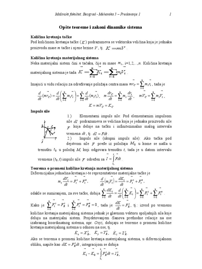 Mehanika 3 | PDF