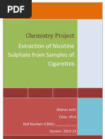 Download Chemistry project on nicotine by Sharun Joshi SN123155085 doc pdf