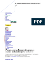 Países Com Melhores Sistemas de Ensino Podem Inspirar Soluções Carreira Nova Escola