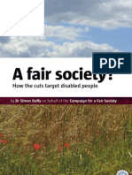 A Fair Society - By Dr.Simon Duffy on Behalf of Campaign for a Fair Society