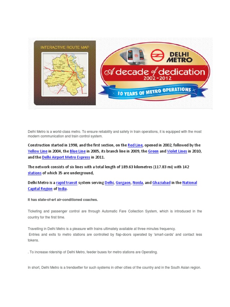 Red Line Yellow Line Blue Line Green Violet Lines Delhi Airport Metro ...