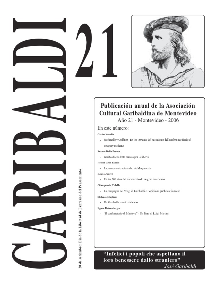 Garibaldi Revista #21 | PDF | Democracia | Ideologías políticas, image size:768x1024
