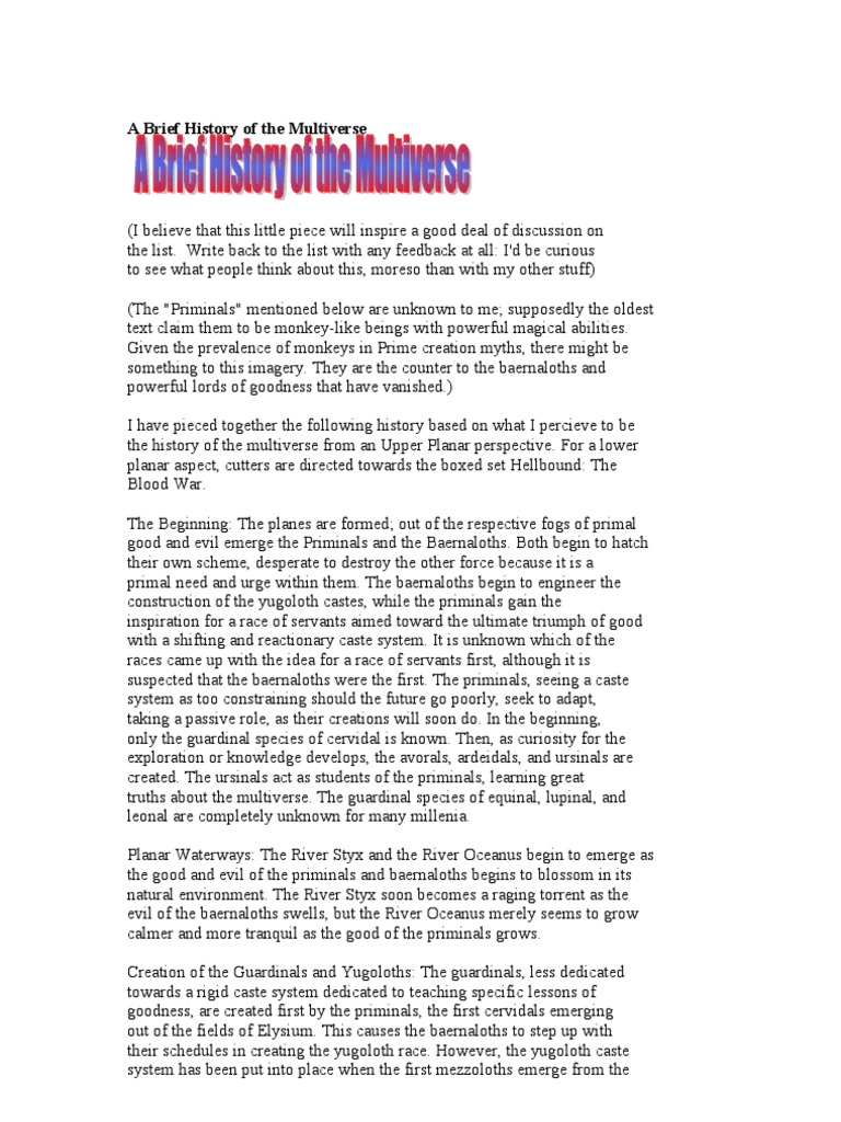 Origins of Apomps and Baernaloths | PDF | Dungeons & Dragons Creatures ...