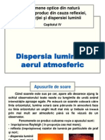 Dispersia Luminii in Aerul Atmosferic