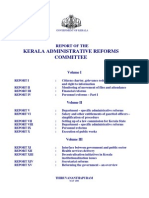 Kerala Administrative Reforms Commission Report 2001