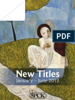 SPCK New Titles January-June 2013