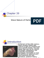 Wave Nature of Particles